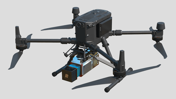 アミューズワンセルフ、ドローン用近赤外レーザースキャナシステム