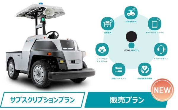 「eve auto」の自動搬送車両と特徴