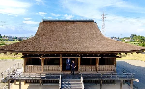 写真：空撮した正殿