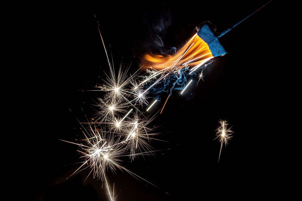 写真：手持ち花火