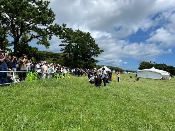 写真：飛行会場の様子