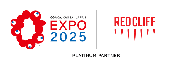 2025年大阪・関西万博、レッドクリフのロゴ