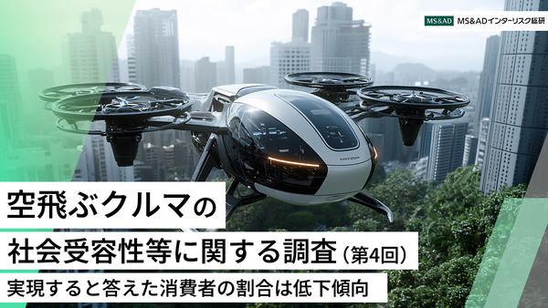 空飛ぶクルマの社会受容性等に関する調査（第4回）、実現すると答えた消費者は44.1％と低下傾向、空飛ぶクルマのイメージ