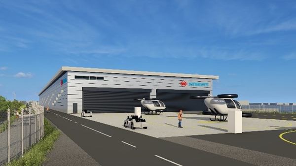 格納庫・駐機エリアのイメージ