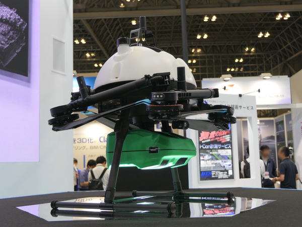 アミューズワンセルフ、軽量グリーンレーザースキャナとバッテリーを