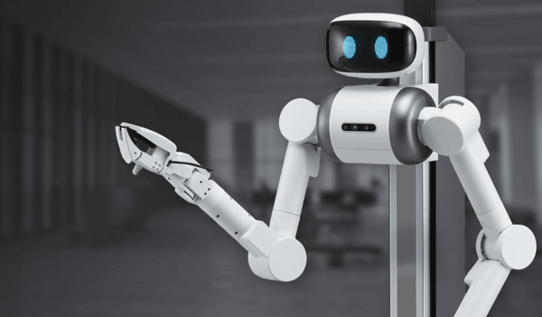 写真：頭と腕のようなパーツを備えた「ugo Pro」の上部