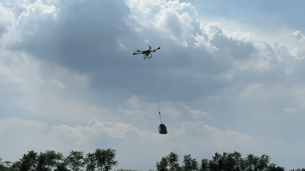 マゼックス、最大積載55kgの運搬ドローン「軽助55」をドローンサミット