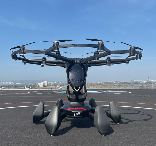 写真:LIFT AIRCRAFT社製HEXA