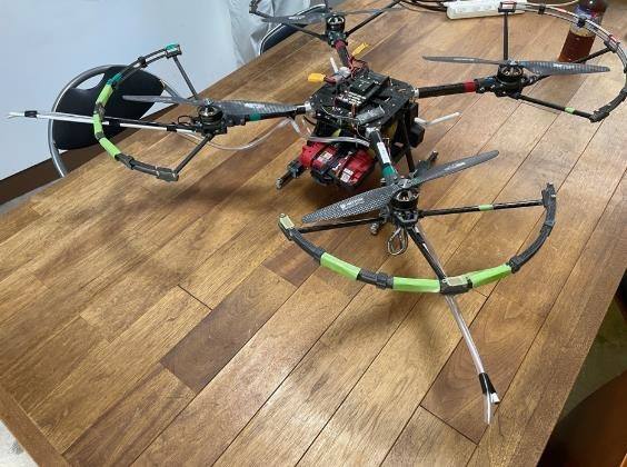 写真：ドローン搭載型ガス検知システム「カームヘデラ」