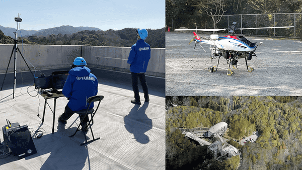 写真：実証実験の様子