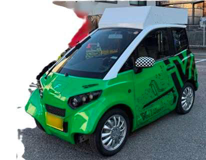 写真：「Comune+ model-S 2.0アドバンス」が搭載された専用車「Comune+ mini」