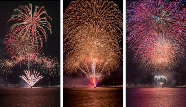 花火やドローンショー、ランタンが夜空を彩る「小豆島町合併20周年記念