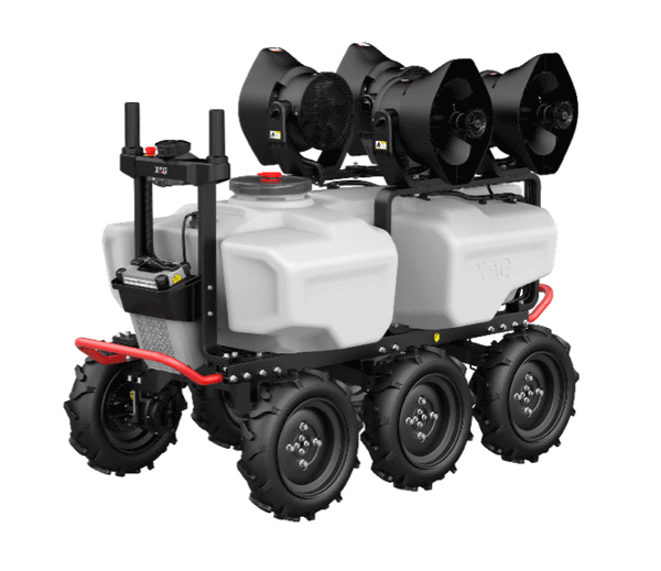 バイエル クロップサイエンス、果樹・園芸向け農業用無人車「R100