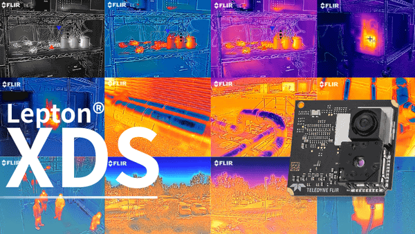 「Lepton XDS」製品イメージ、撮影画像