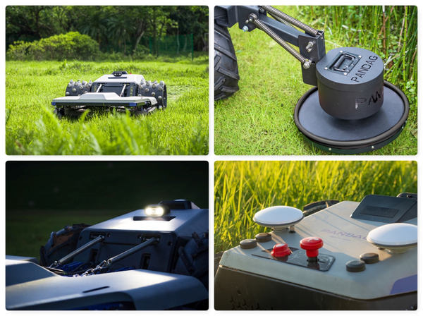 セキド、業務用自動草刈機「PANDAG G1-M1500（RTK）」の国内販売開始