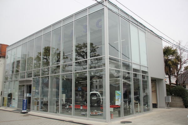 写真：くらしき空飛ぶクルマてんじじょうの外観