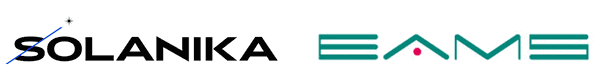 SolaNikaとイームズロボティクスのロゴ