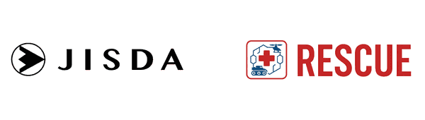 JISDA、RESCUEのロゴ