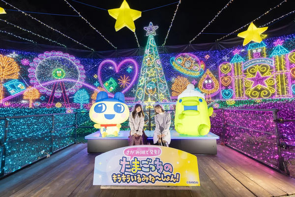 たまごっちのドローンライトショー、さがみ湖MORI MORIで5/9・10開催