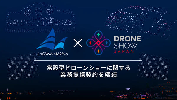 常設型ドローンショーに関する業務提携契約を締結