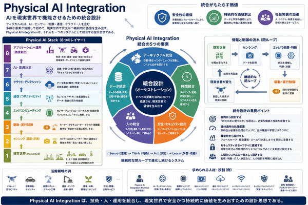 Physical AI Integration、AIを現実世界で機能させるための統合設計