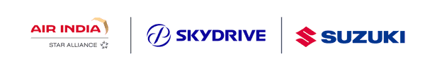 Air India、SkyDrive、スズキのロゴ