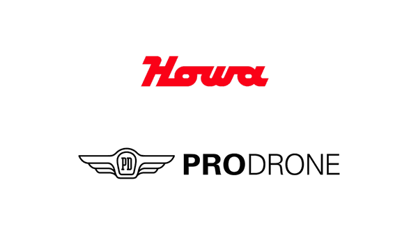 豊和工業とProdroneのロゴ