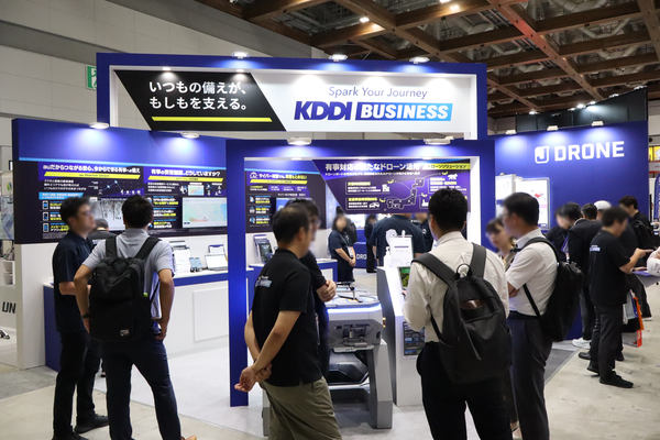 写真：KDDIの展示ブース