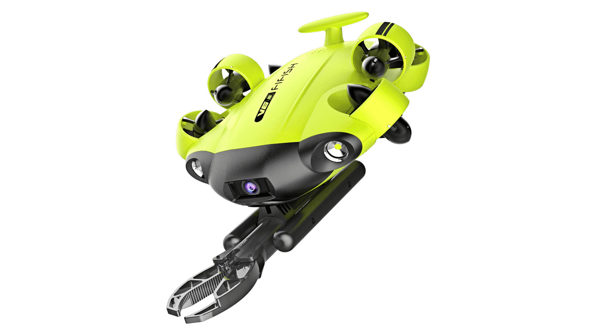 CFD販売、QYSEA社製ロボットアームを搭載した産業向け水中作業用ドローン「FIFISH V6s」発売 ドローンジャーナル