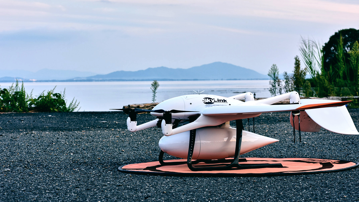 特集】VTOL型ドローンで琵琶湖を横断するプロジェクトが成功