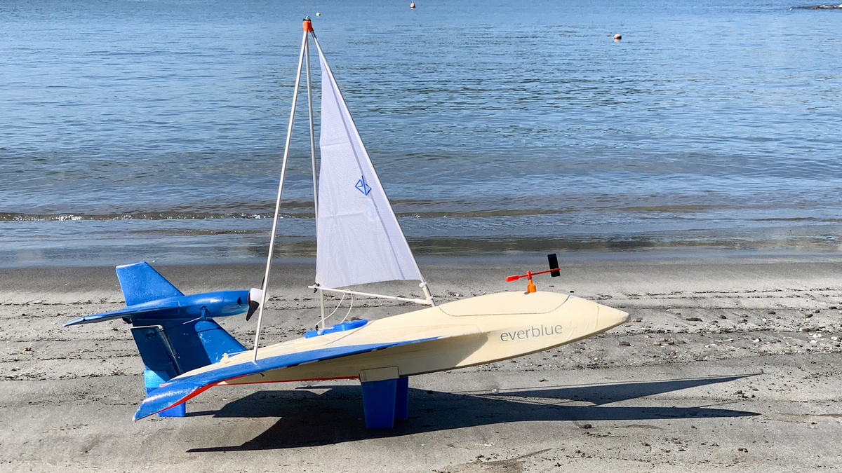 エバーブルーテクノロジーズ、空飛ぶ帆船（ヨット）型ドローンを開発