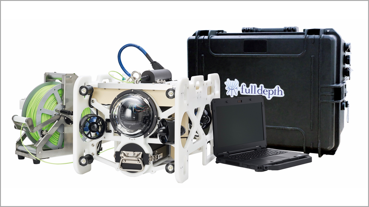 FullDepth、産業用水中ドローン「DiveUnit300」新機能とアタッチメント