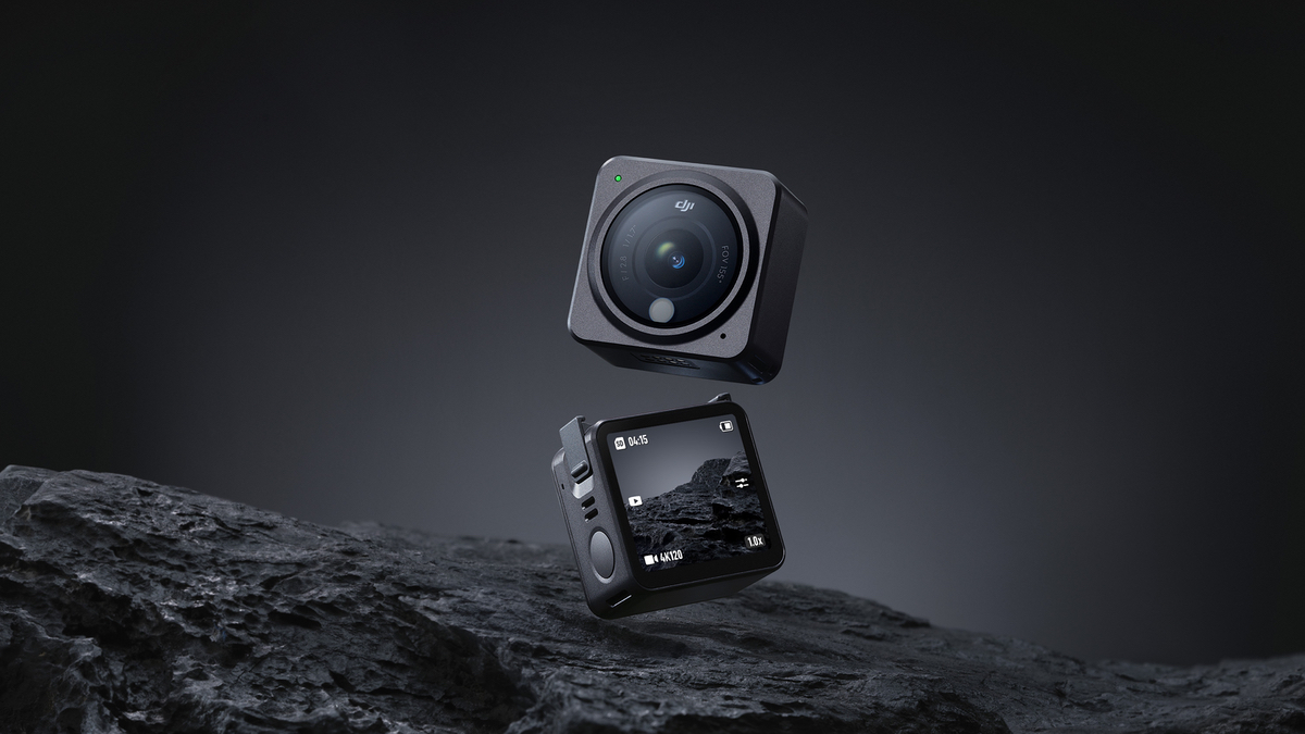 DJI、モジュラー設計の4Kアクションカメラ「DJI Action 2」発表