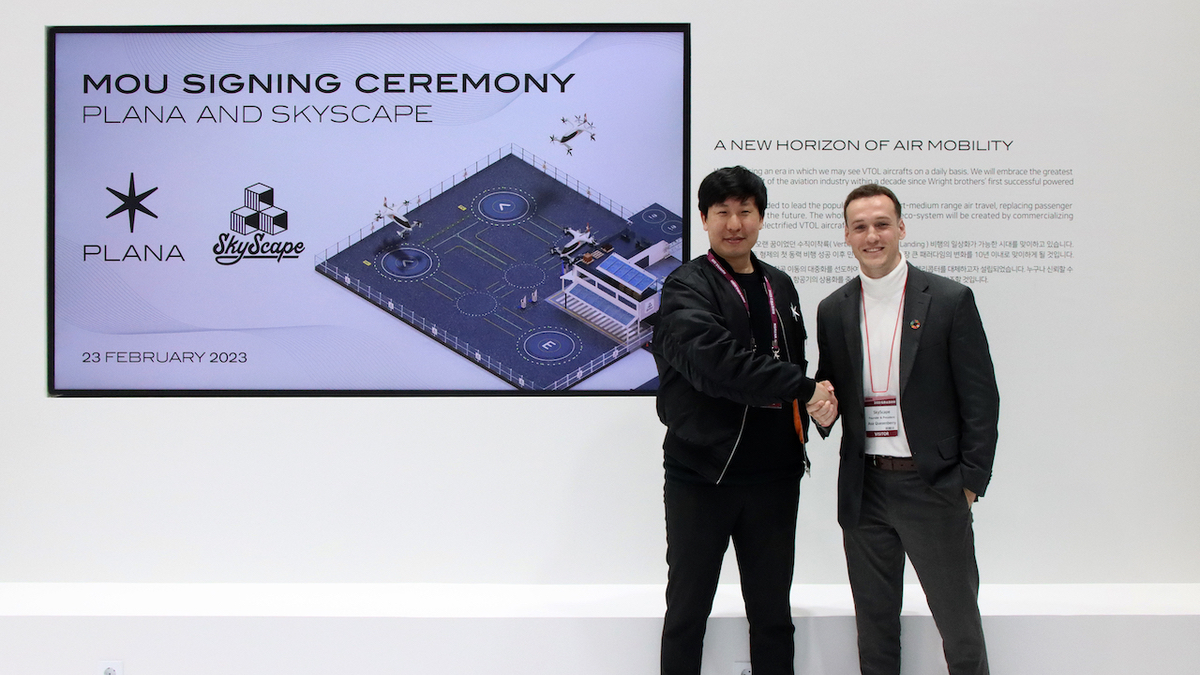 SKYSCAPEとPLANA、日本・韓国間のeVTOL国際路線就航に向け協業 - ドローンジャーナル