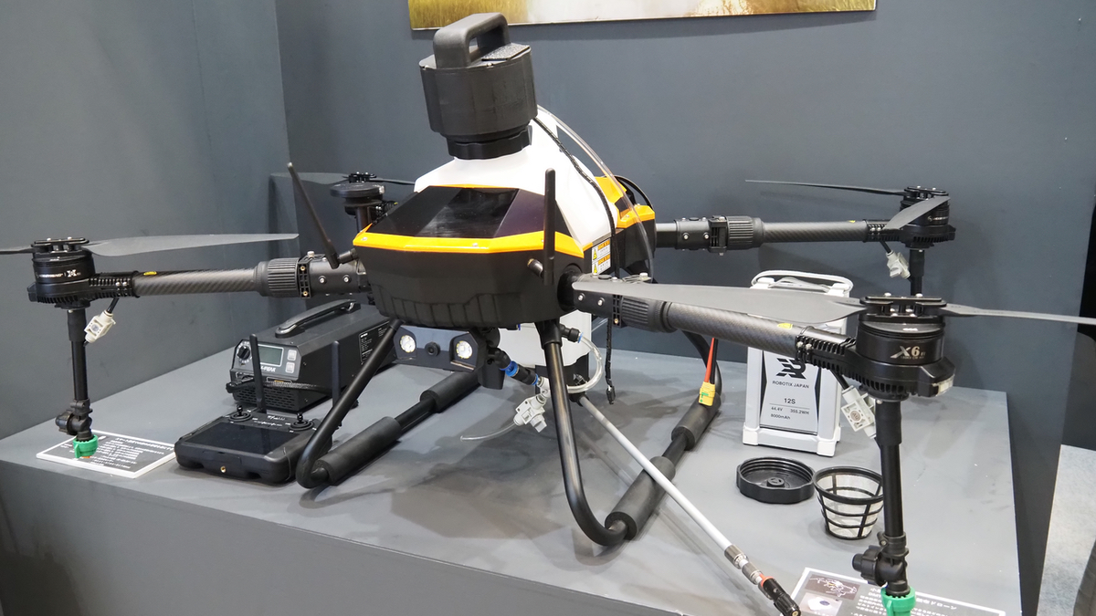 ROBOTIX JAPANが半永久的に使用できるドローン用常圧水素燃料電池を