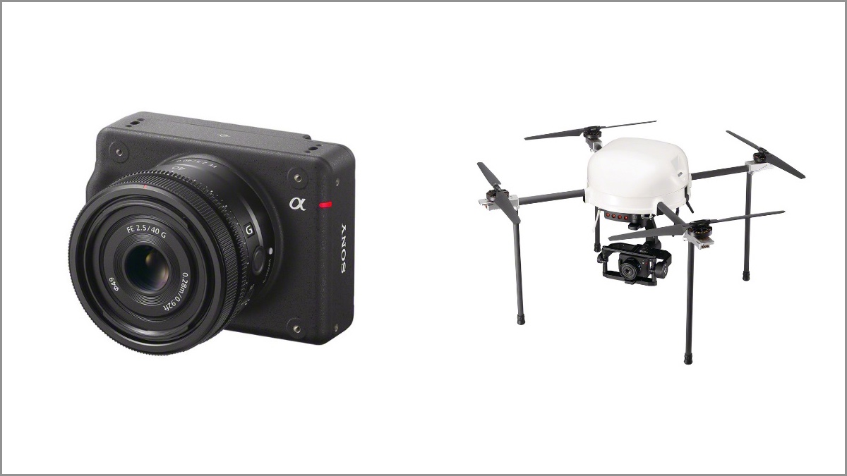 ソニー、ドローンに適したレンズ交換式フルサイズ業務用カメラを発売