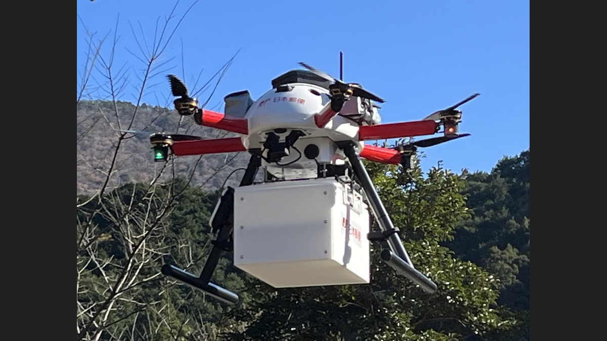 ACSL、日本郵便の「レベル3.5飛行」ドローン配送試行に機体提供