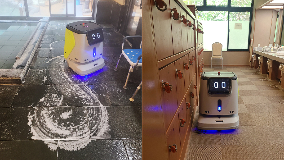 DFA Robotics、清掃ロボットによりホテル大浴場の清掃を効率化