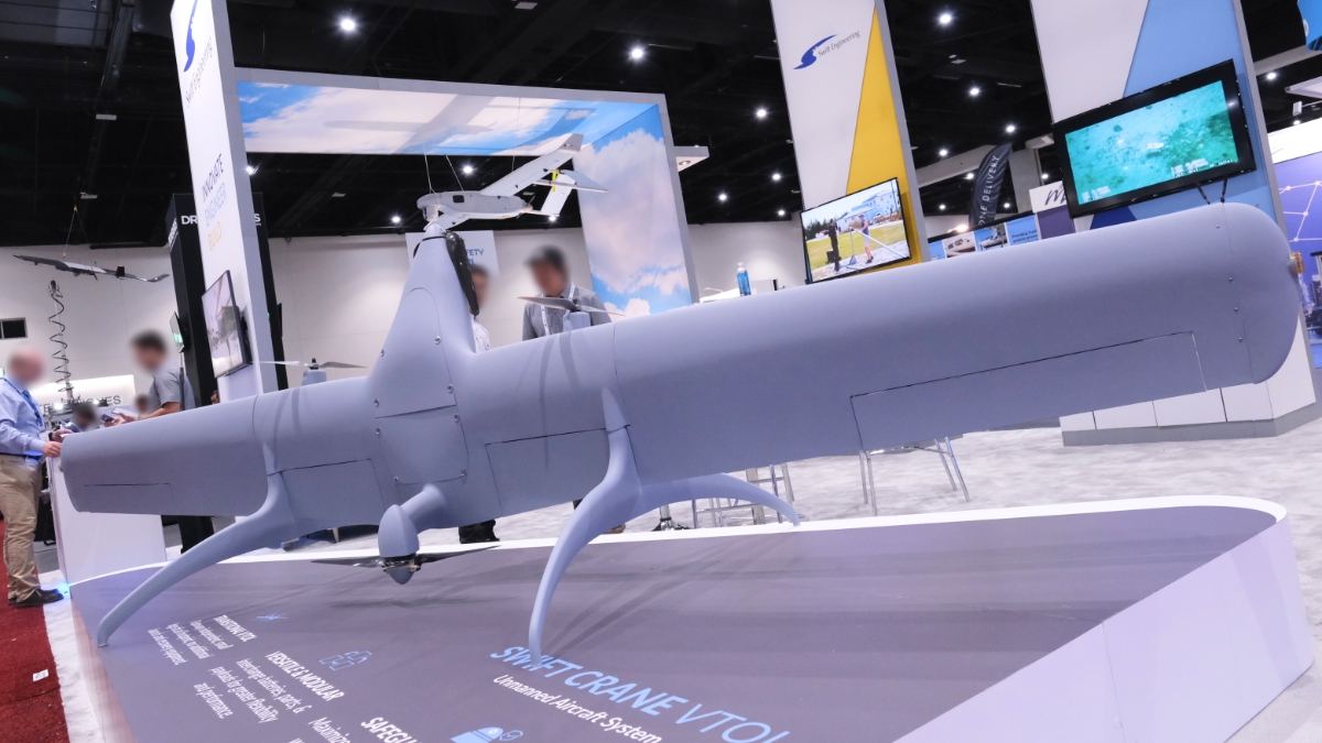 Swift Engineering、テイルシッター型「SWIFT CRANE（スウィフト