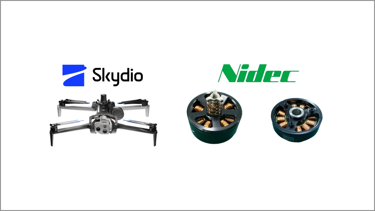 ニデックのモーター、自立飛行型ドローン「Skydio X10」に採用