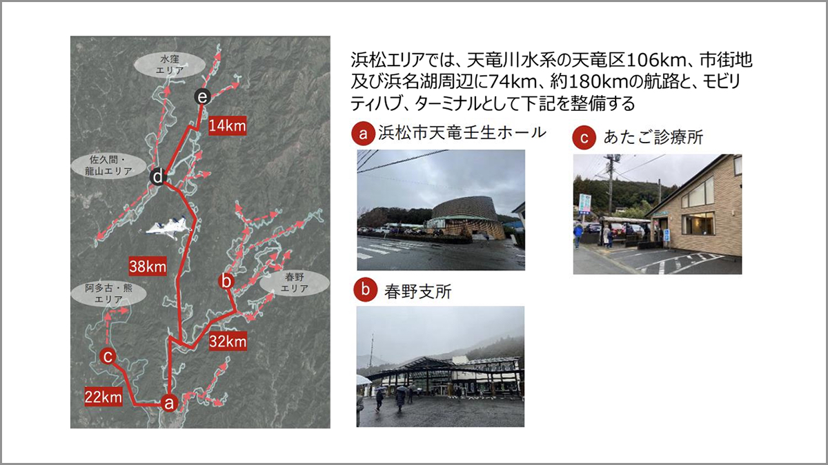 世界初のドローン航路が浜松市と秩父エリアに開通、8者が参画