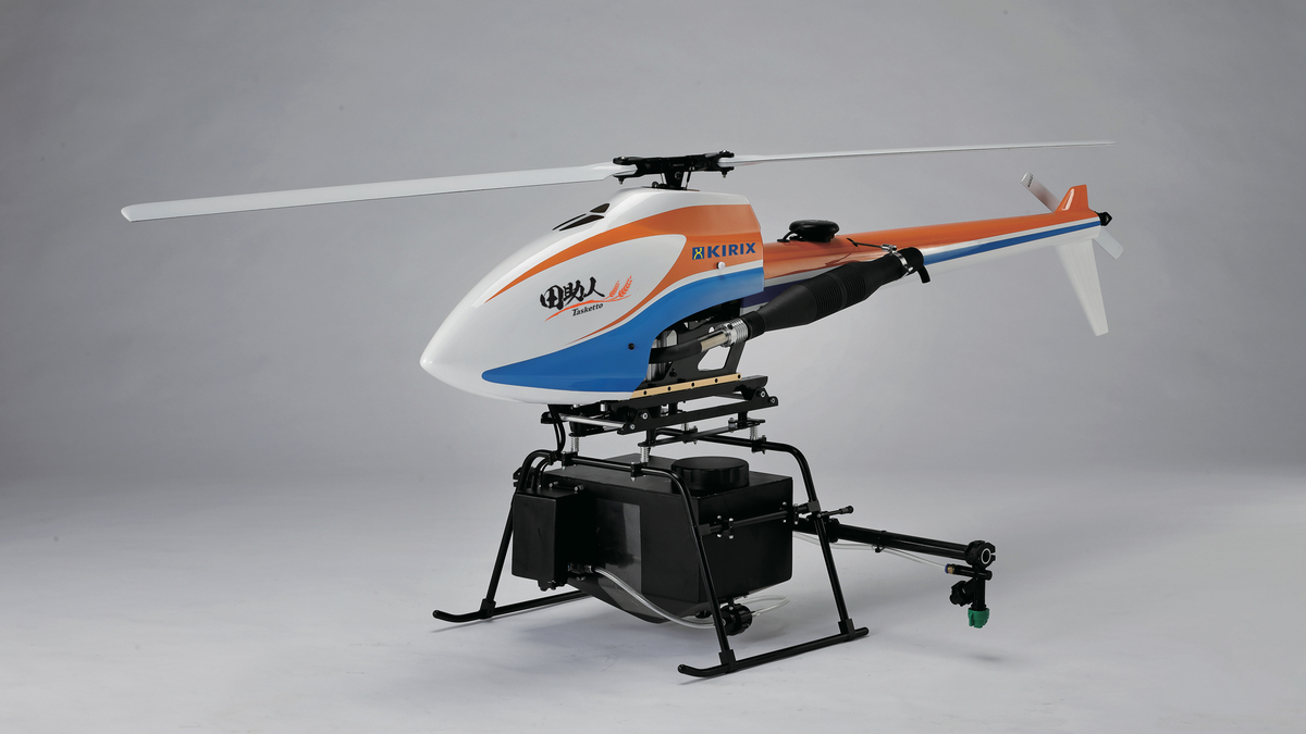 キリックスリース、プロドローンの農業用ドローンヘリ「田助人