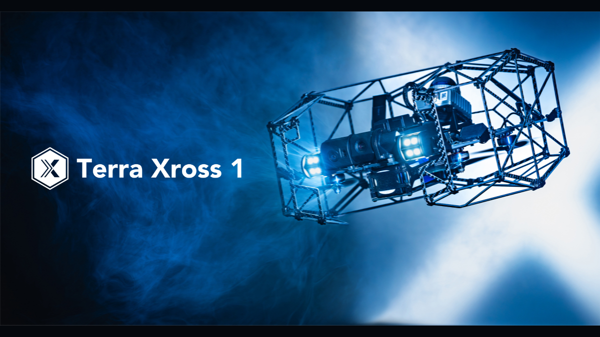 テラドローン、屋内点検用ドローン「Terra Xross 1」を東京パワー