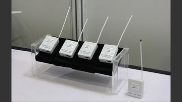 エクセディ、ジャパンドローンで開発中の消防用放水ドローンを展示